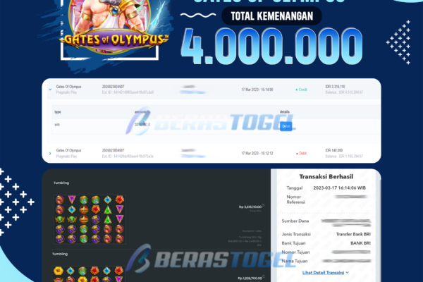 BUKTI PEMBAYARAN SLOT BERASTOGEL