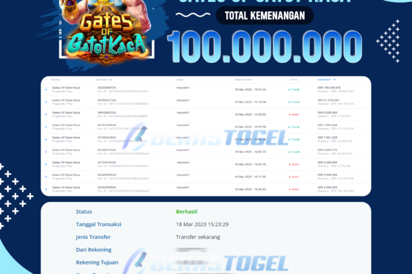 BUKTI PEMBAYARAN SLOT BERAS TOGEL