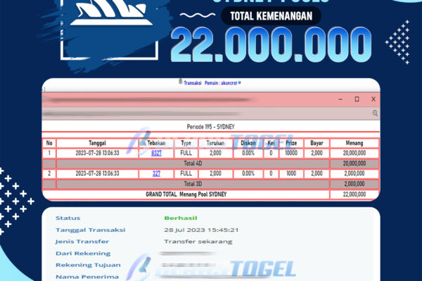 BUKTI JACKPOT BERASTOGEL TOGEL