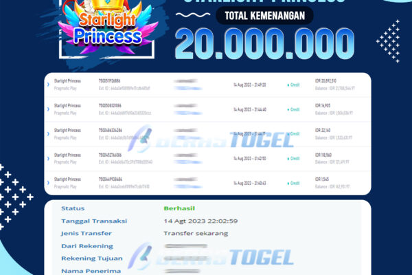 BUKTI JACKPOT BERASTOGEL SLOT