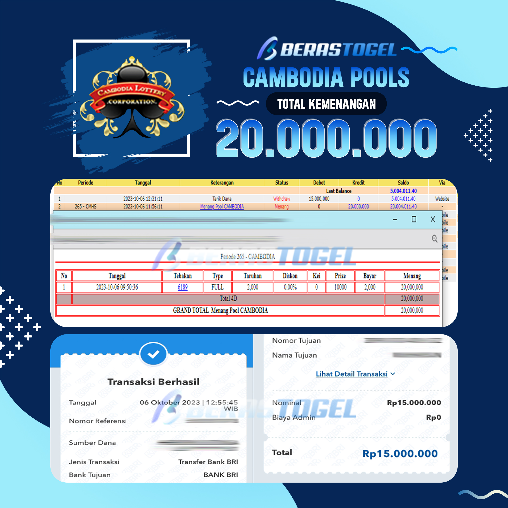 BUKTI JACKPOT BERASTOGEL TOGEL