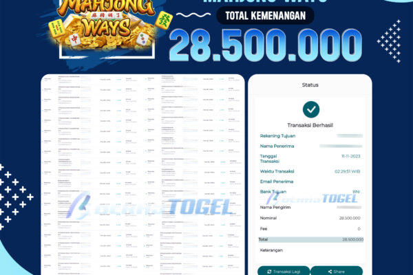 BUKTI JACKPOT BERASTOGEL SLOT