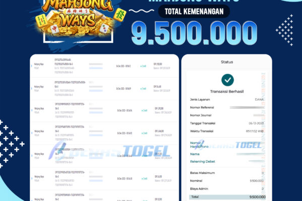 BUKTI JACKPOT BERASTOGEL SLOT