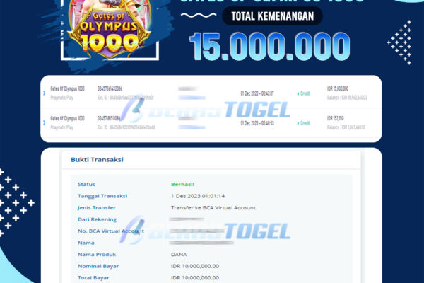 BUKTI JACKPOT BERASTOGEL SLOT