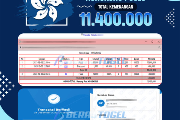 BUKTI JACKPOT BERASTOGEL TOGEL