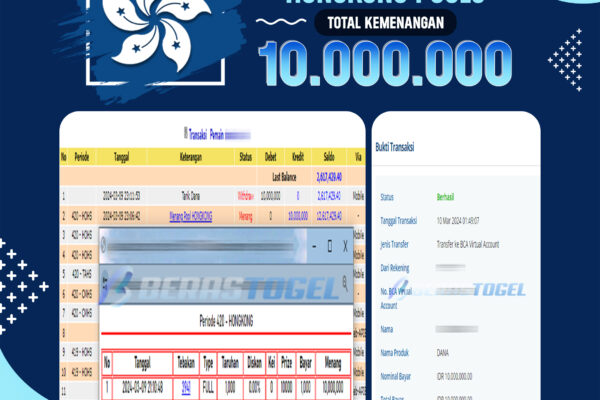 BUKTI JACKPOT BERASTOGEL TOGEL