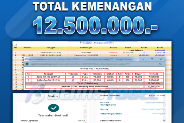 BUKTI JACKPOT BERASTOGEL TOGEL