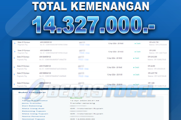 BUKTI JACKPOT BERASTOGEL SLOT