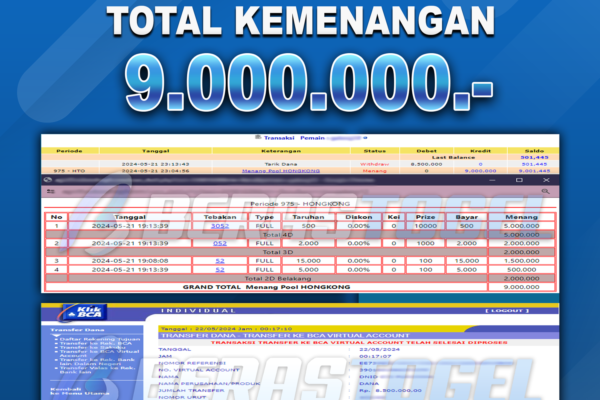 BUKTI JACKPOT BERASTOGEL TOGEL