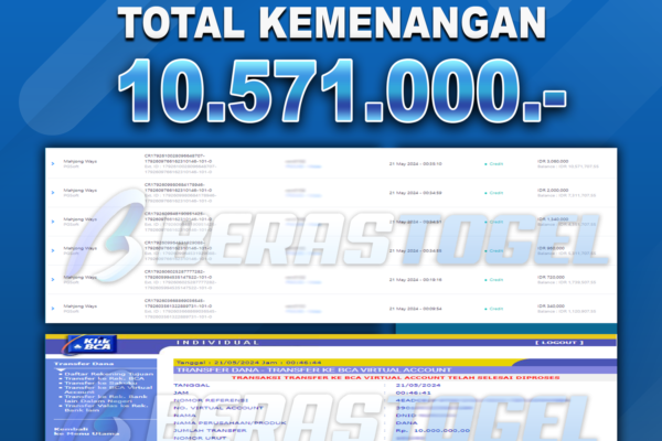 BUKTI JACKPOT BERASTOGEL SLOT