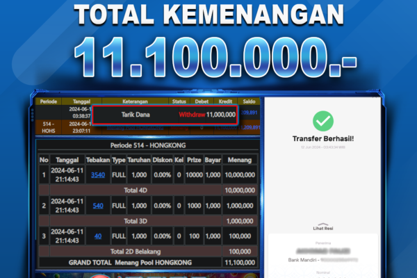 BUKTI JACKPOT BERASTOGEL TOGEL