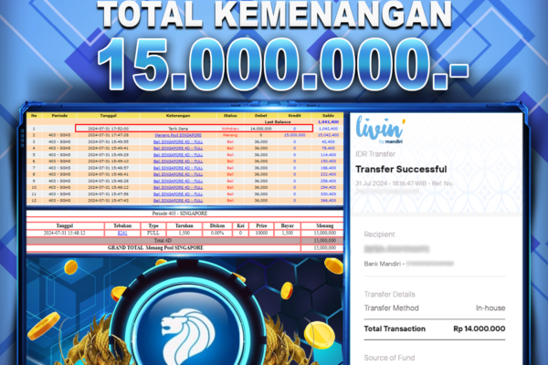 BUKTI JACKPOT BERASTOGEL TOGEL