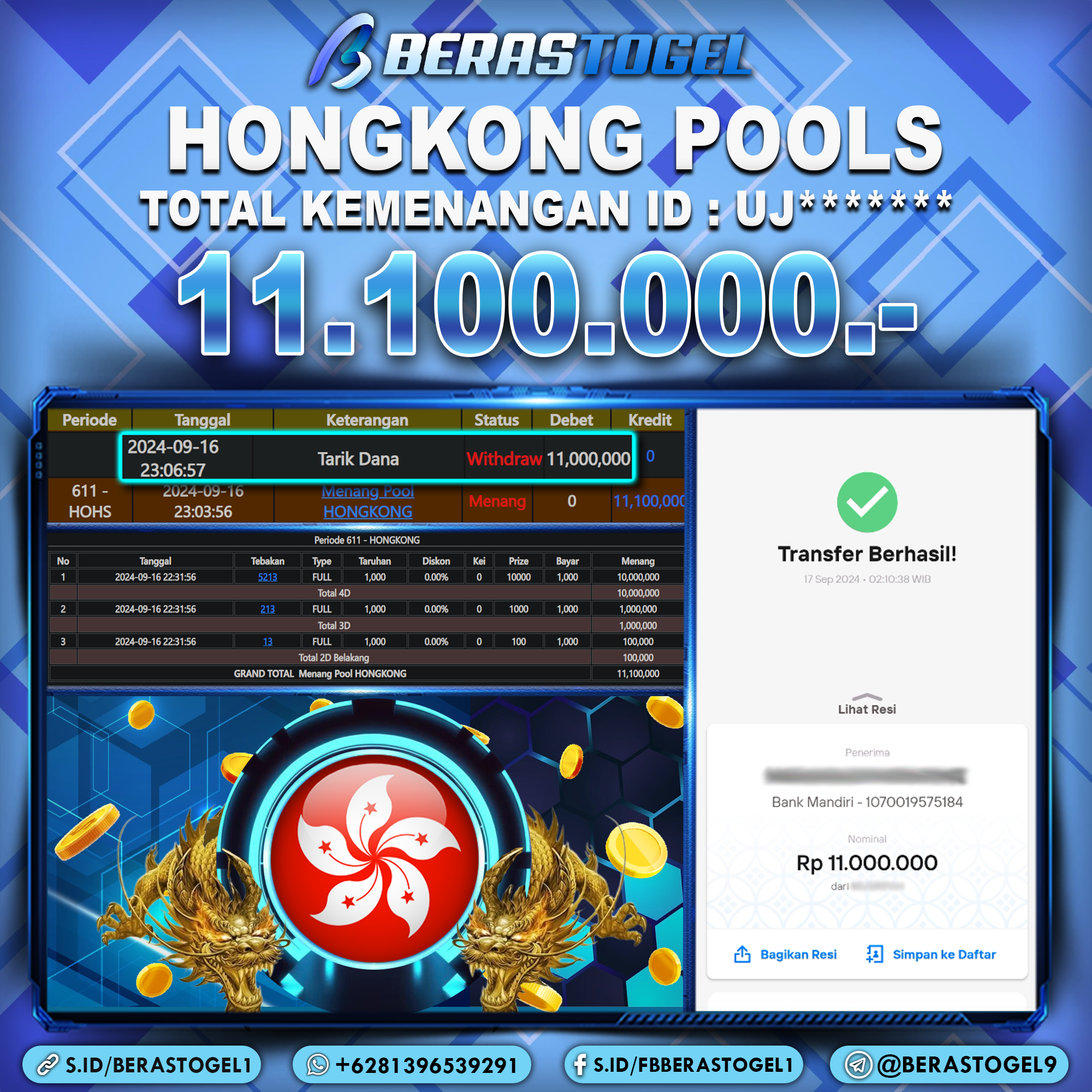 BUKTI JACKPOT BERASTOGEL TOGEL