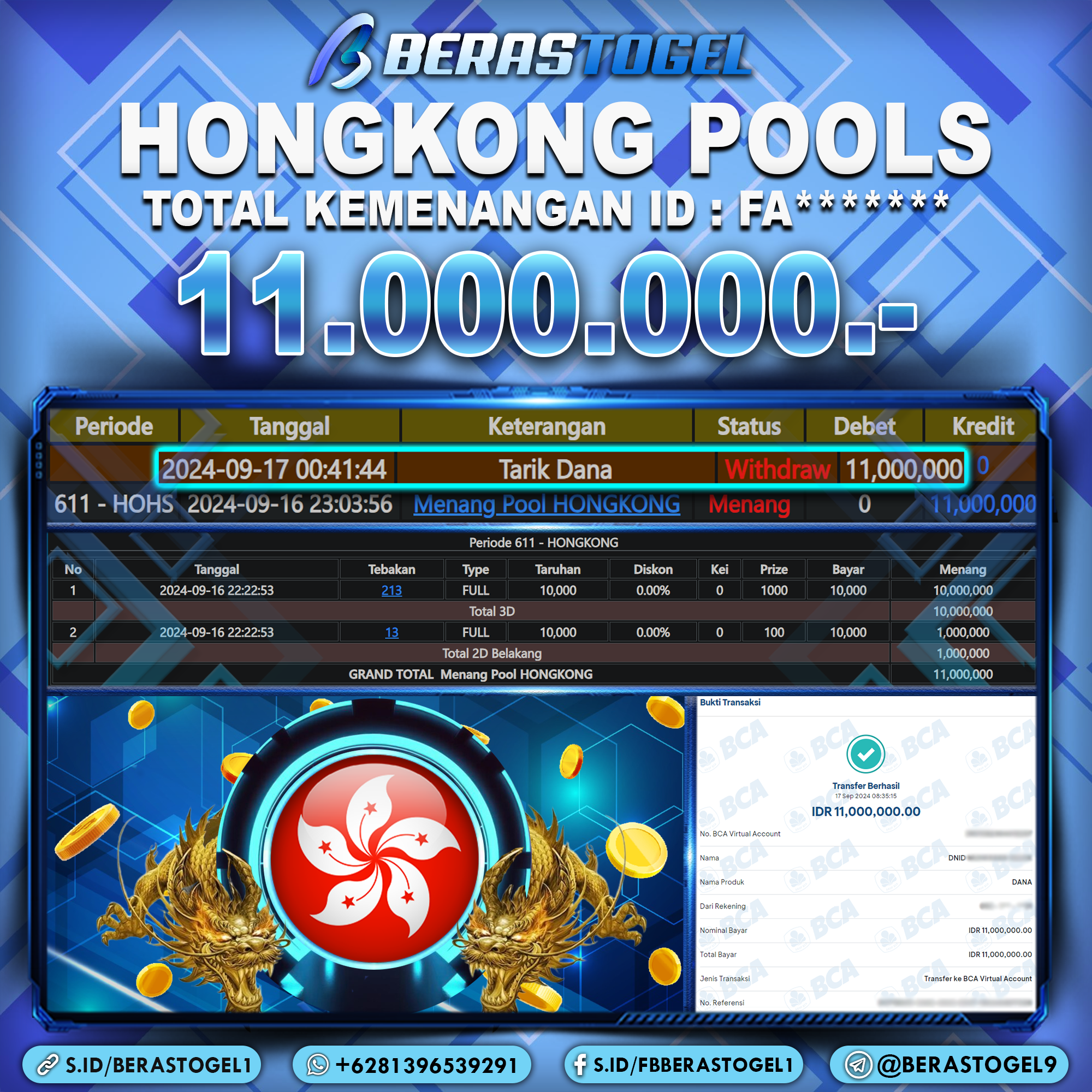 BUKTI JACKPOT BERASTOGEL TOGEL