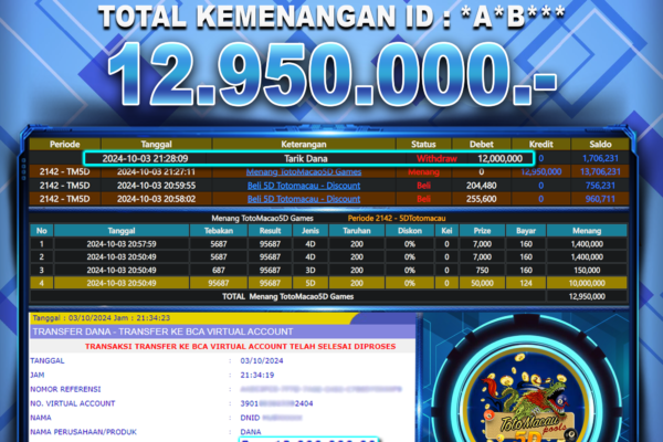 BUKTI JACKPOT BERASTOGEL TOGEL