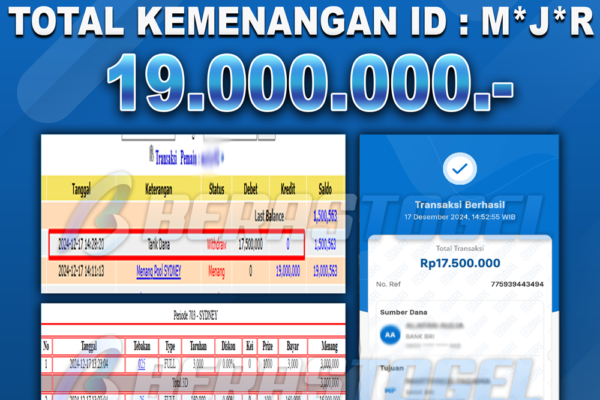 BUKTI JACKPOT BERASTOGEL TOGEL