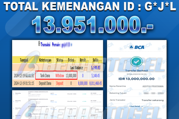 BUKTI JACKPOT BERASTOGEL SLOT