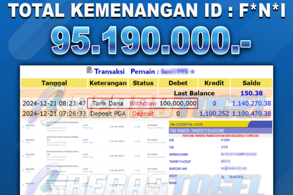 BUKTI JACKPOT BERASTOGEL SLOT