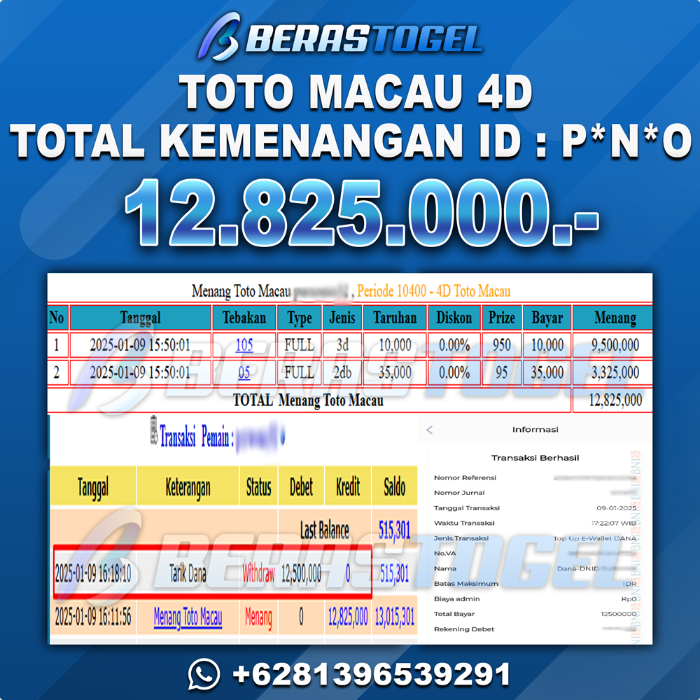 BUKTI JACKPOT BERASTOGEL TOGEL