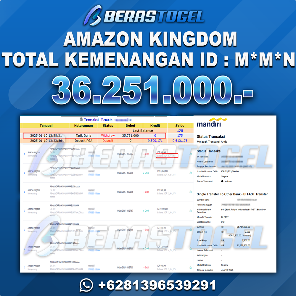 BUKTI JACKPOT BERASTOGEL SLOT