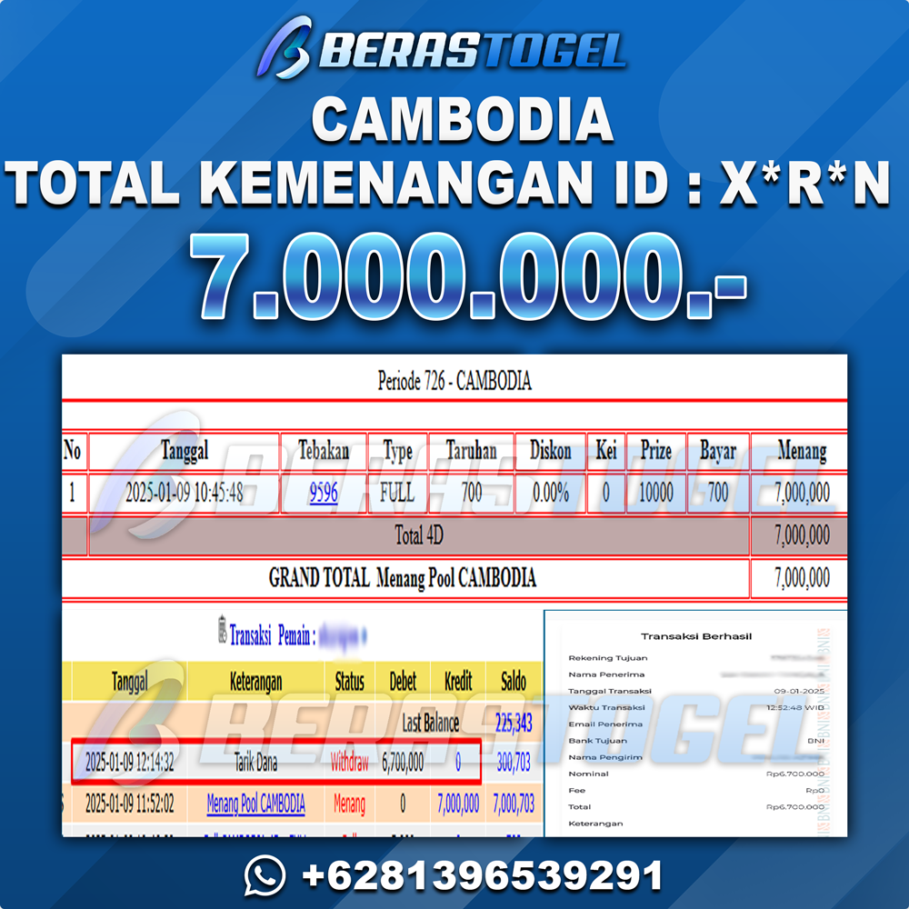 BUKTI JACKPOT BERASTOGEL TOGEL