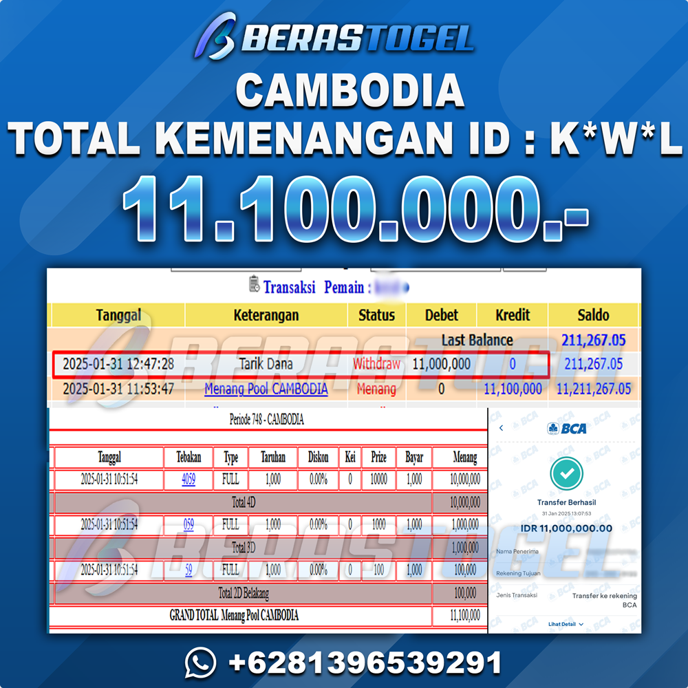 BUKTI JACKPOT BERASTOGEL TOGEL