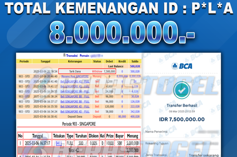 BUKTI JACKPOT BERASTOGEL TOGEL