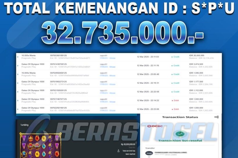 BUKTI JACKPOT BERASTOGEL SLOT