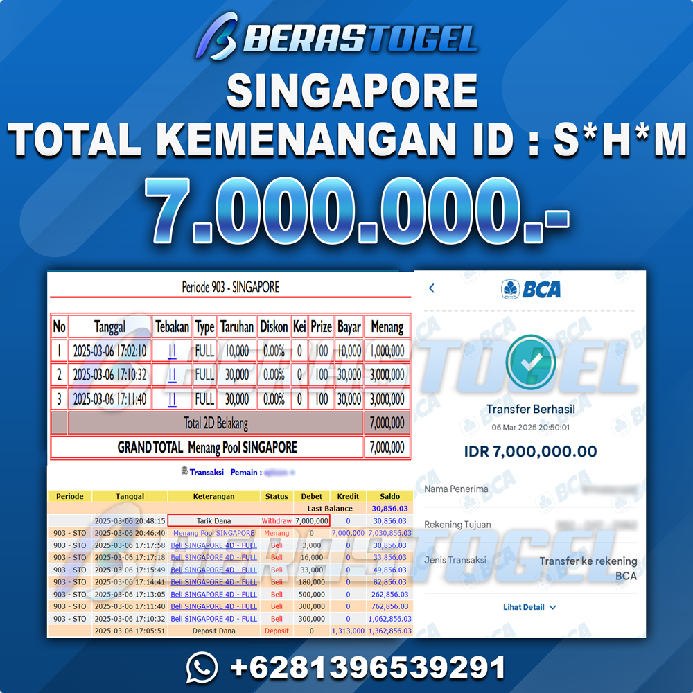 BUKTI JACKPOT BERASTOGEL TOGEL