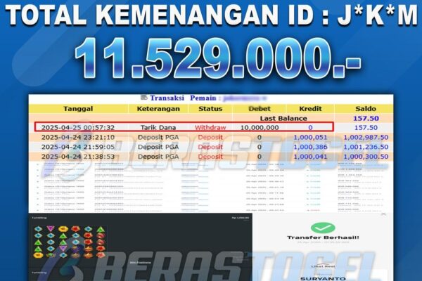 JP BERASTOGEL SLOT PEMBAYARAN : MAHJONG WAYS RP. 11.529.000 BUKTI JACKPOT BERASTOGEL SLOT