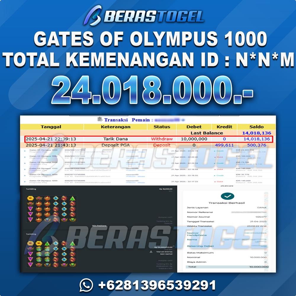 BUKTI JACKPOT BERASTOGEL SLOT