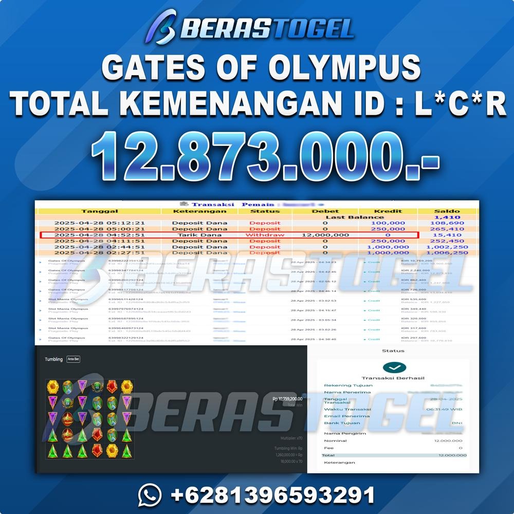 BUKTI JACKPOT BERASTOGEL SLOT