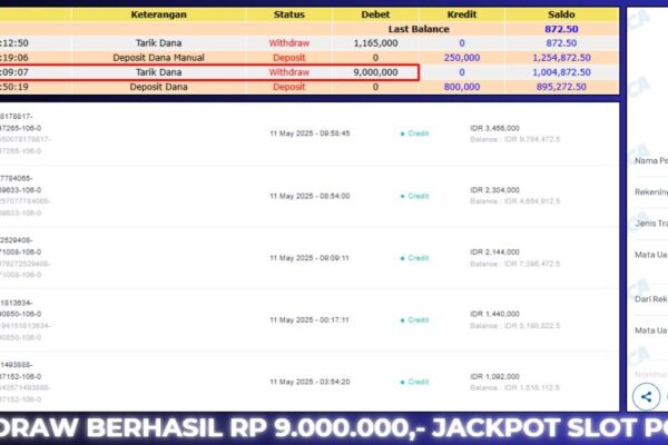 JP BERASTOGEL SLOT PEMBAYARAN : MAHJONG WAYS RP. 9.000.000 BUKTI JACKPOT BERASTOGEL SLOT
