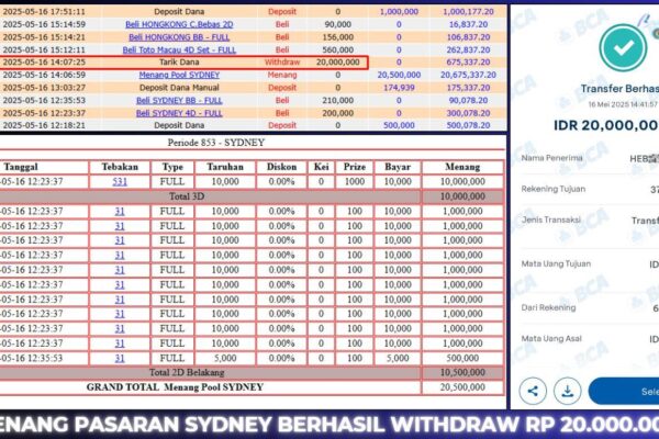 BUKTI JACKPOT BERASTOGEL TOGEL
