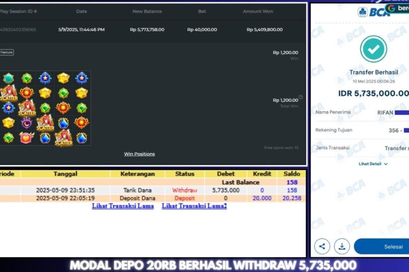 BUKTI JACKPOT BERASTOGEL SLOT