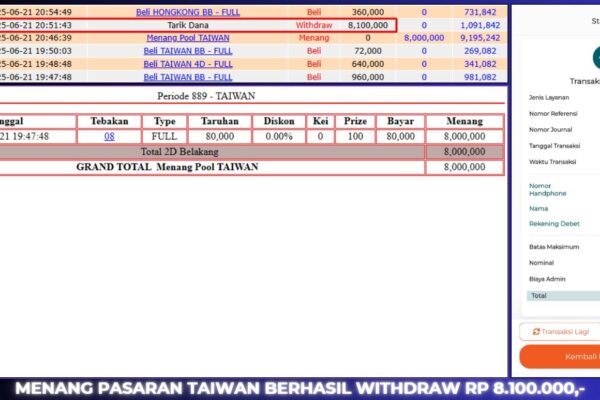 BUKTI JACKPOT BERASTOGEL TOGEL