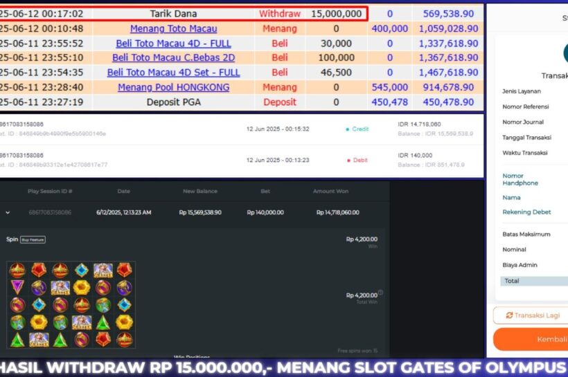 BUKTI JACKPOT BERASTOGEL SLOT