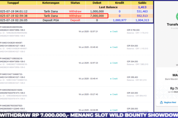 BUKTI JACKPOT BERASTOGEL SLOT