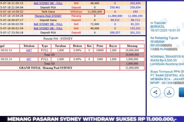 BUKTI JACKPOT BERASTOGEL TOGEL