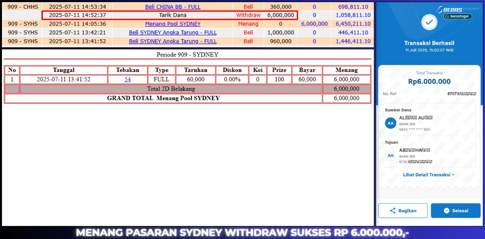 BUKTI JACKPOT BERASTOGEL TOGEL