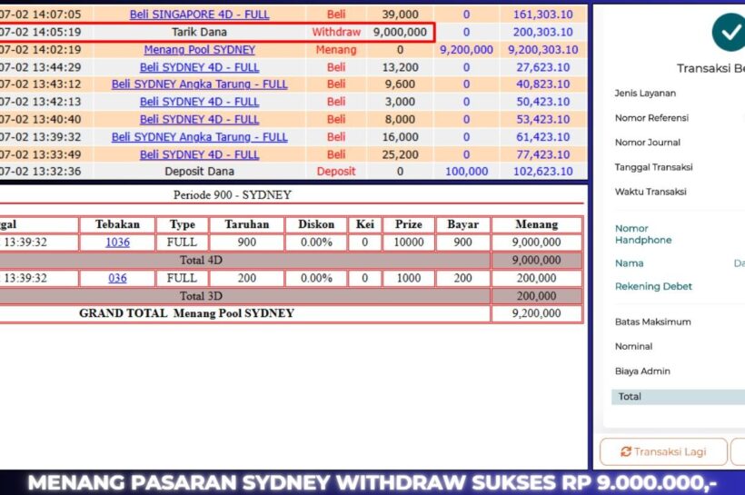 BUKTI JACKPOT BERASTOGEL TOGEL