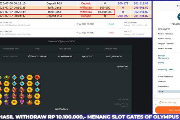 BUKTI JACKPOT BERASTOGEL SLOT