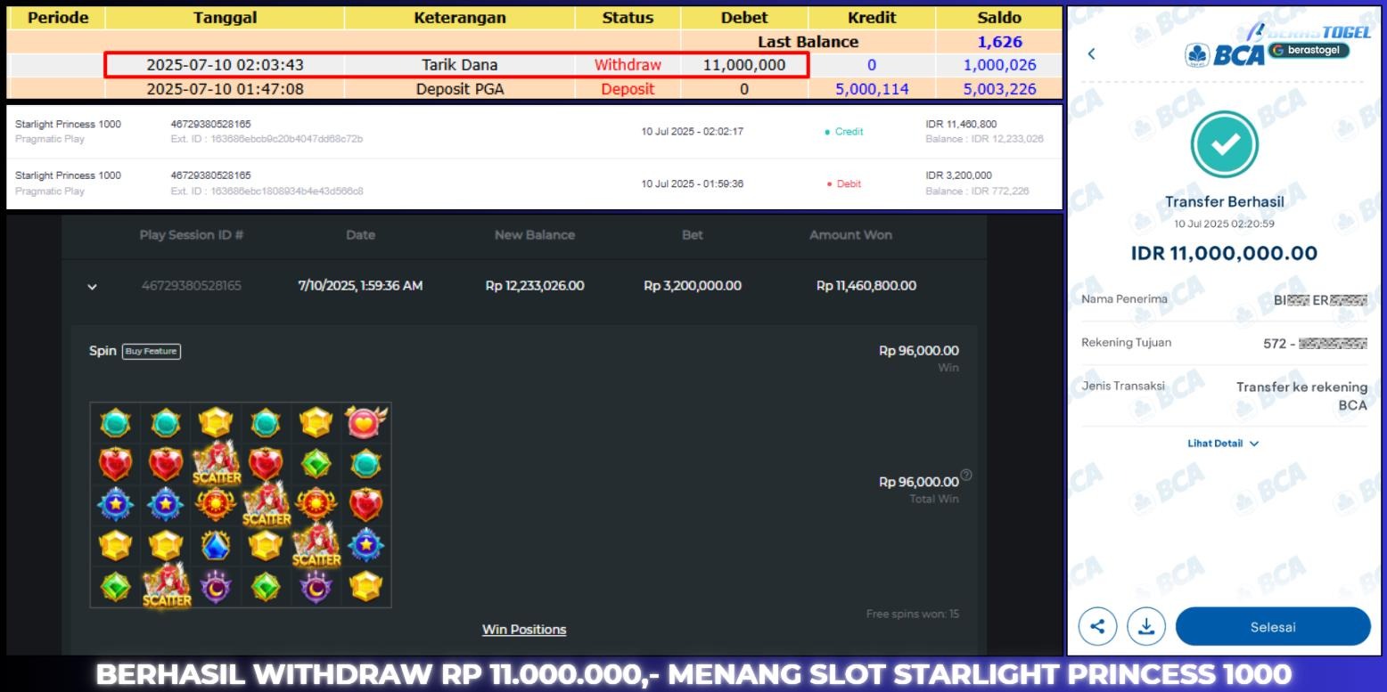 BUKTI JACKPOT BERASTOGEL SLOT