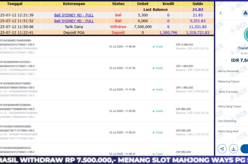 BUKTI JACKPOT BERASTOGEL SLOT