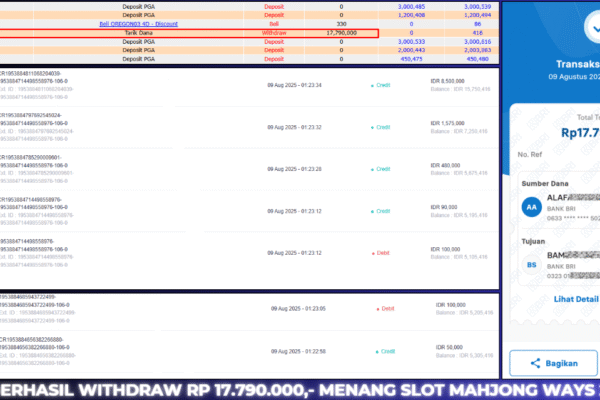 BUKTI JACKPOT BERASTOGEL SLOT