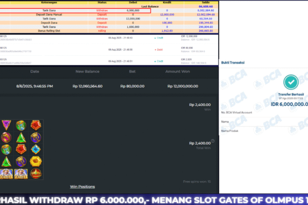 BUKTI JACKPOT BERASTOGEL SLOT