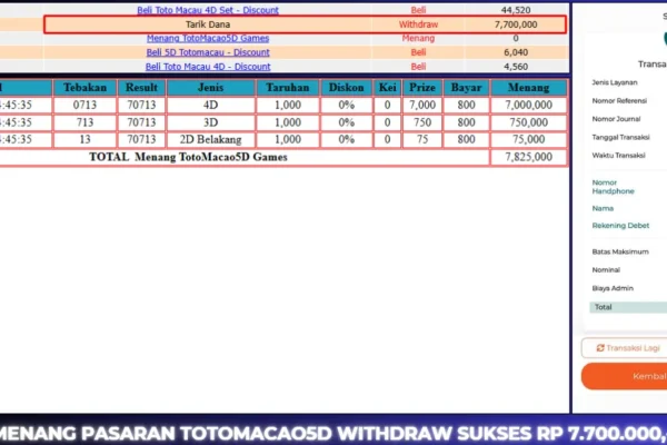 BUKTI JACKPOT BERASTOGEL TOGEL