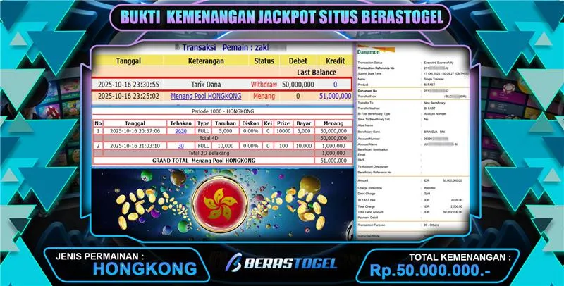 BUKTI JACKPOT BERASTOGEL SLOT