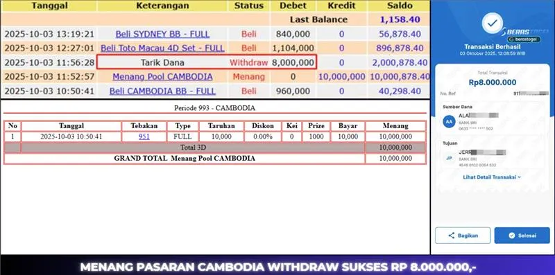 BUKTI JACKPOT BERASTOGEL TOGEL