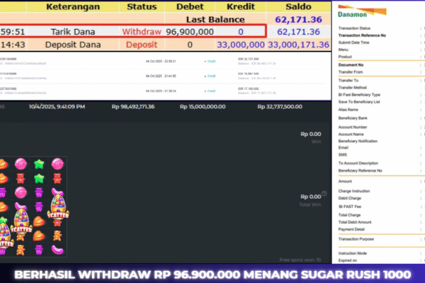 BUKTI JACKPOT BERASTOGEL SLOT